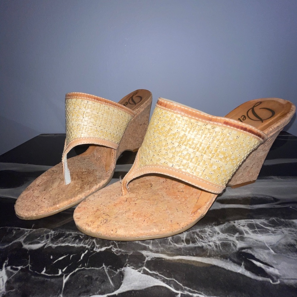 Delman Tan Sandals